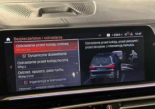 BMW X7 cena 389000 przebieg: 101000, rok produkcji 2019 z Skalbmierz małe 742